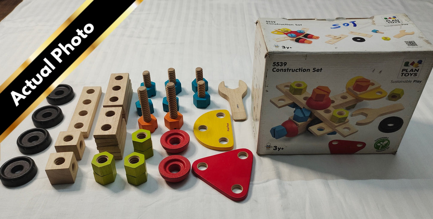 Plan Toys Construction Set [Gently used] [#105]