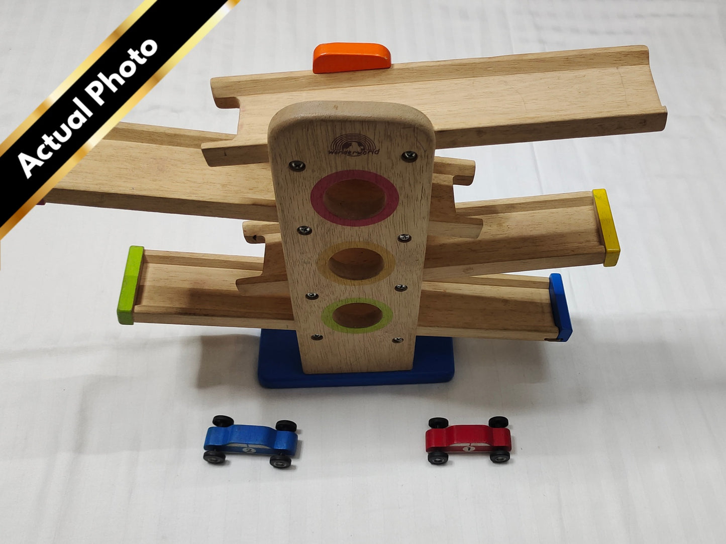 Wonderworld Tumble Car on Tracks [Gently used] [#375]