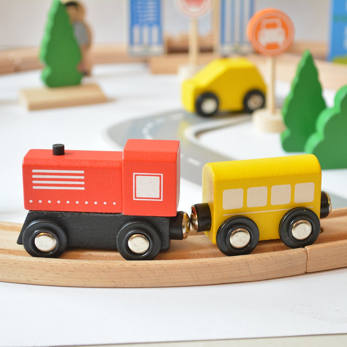 Shumee Wooden Train Set [Gently used] [#118]