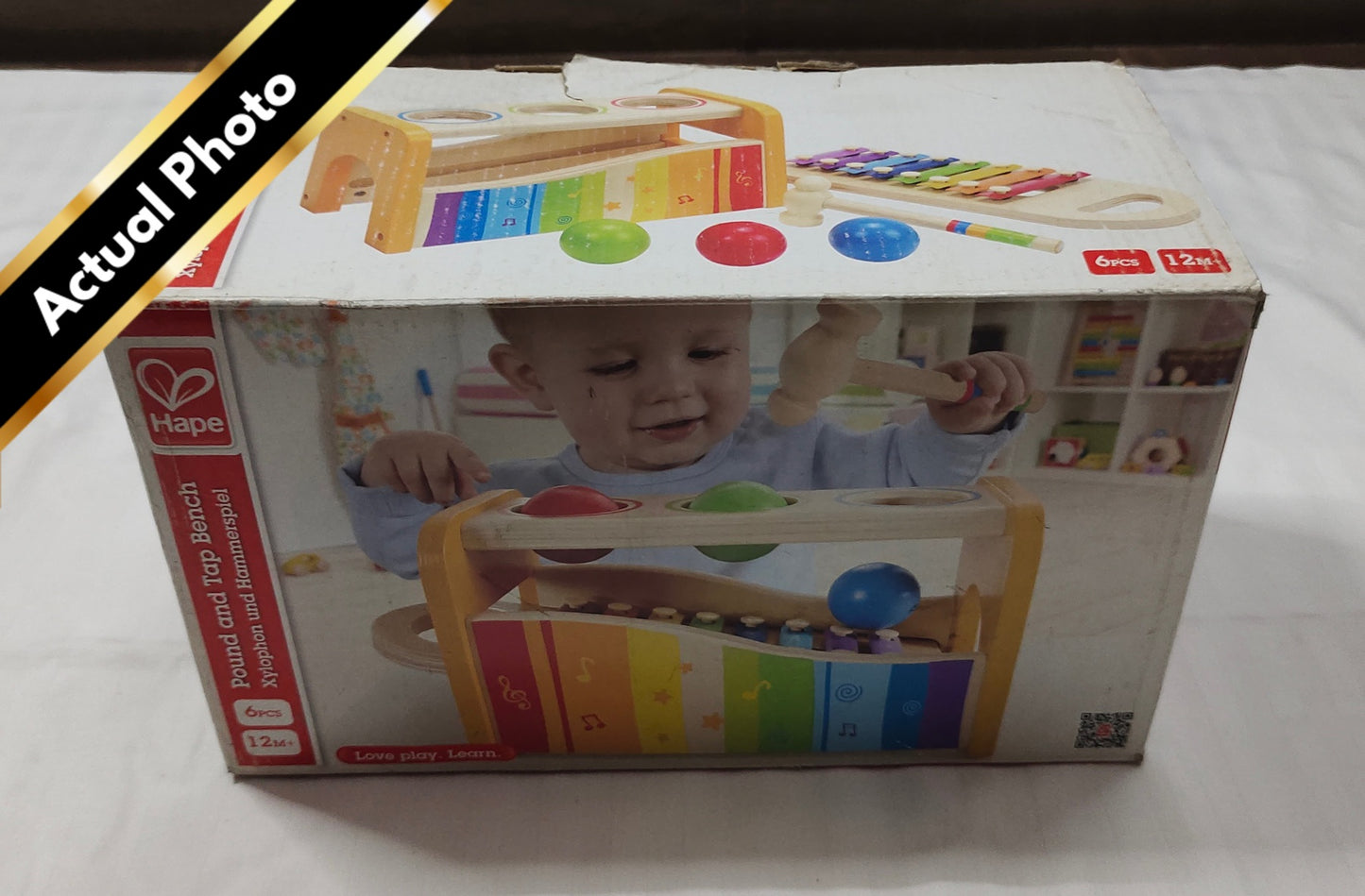 Hape Pound and Tap Bench [Gently used] [#54]