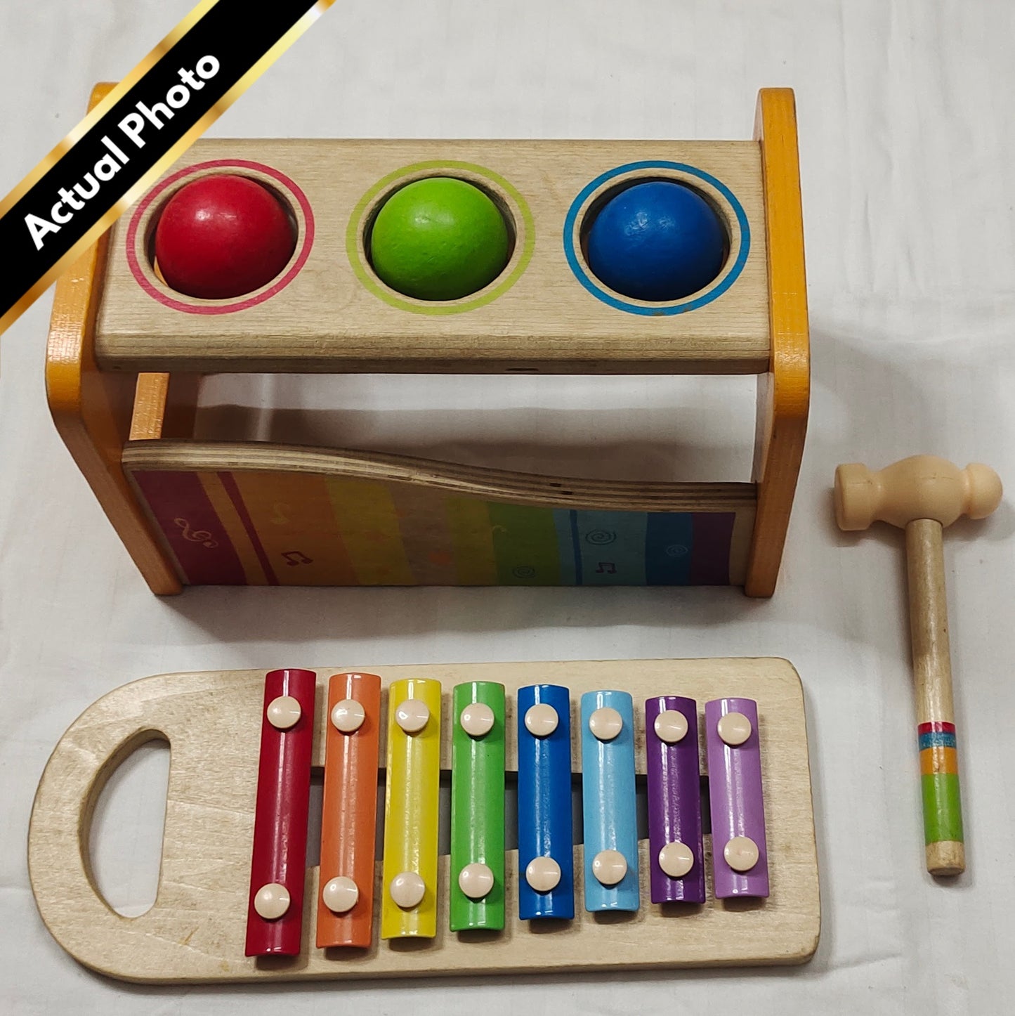 Hape Pound and Tap Bench [Gently used] [#54]