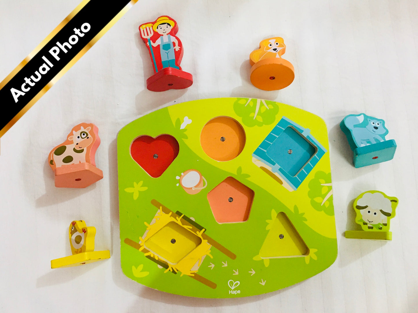 Hape Farmyard Sound Puzzle [Gently used] [#67]