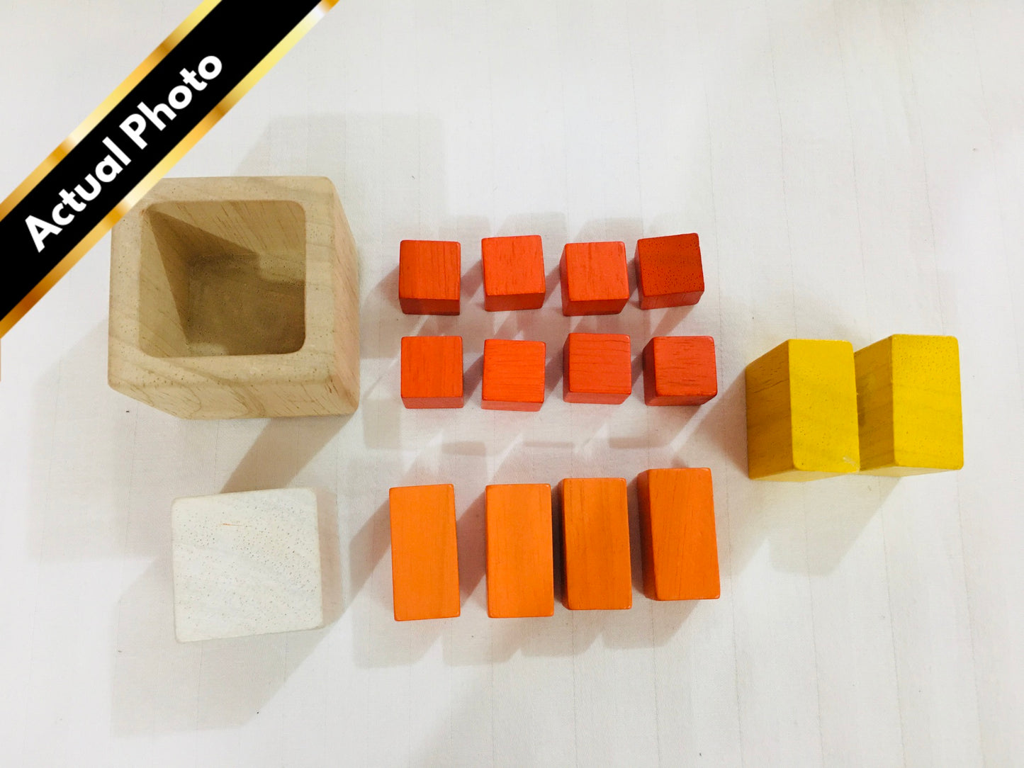 Plan Toys Fraction Cubes [Gently used] [#91]