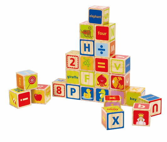 Hape ABC Blocks [Gently used] [#23]