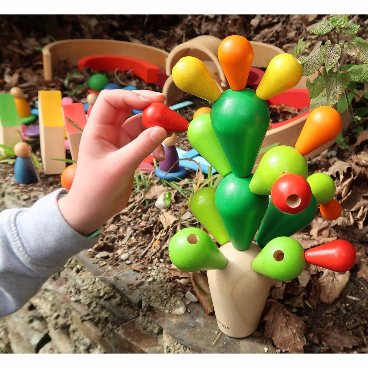 Plan Toys Balancing Cactus [Gently used] [#77]