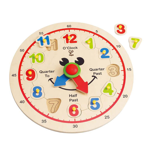 Hape Happy Hour Clock [Gently used] [#28]