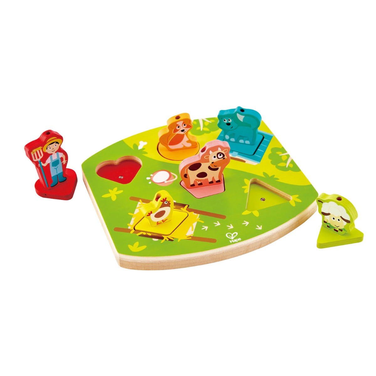 Hape Farmyard Sound Puzzle [Gently used] [#67]