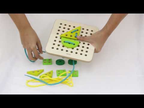 Plan Toys Creative Lacing Board [Gently used] [#93]