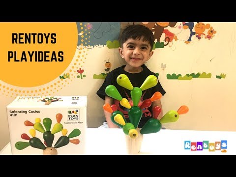 Plan Toys Balancing Cactus [Gently used] [#77]