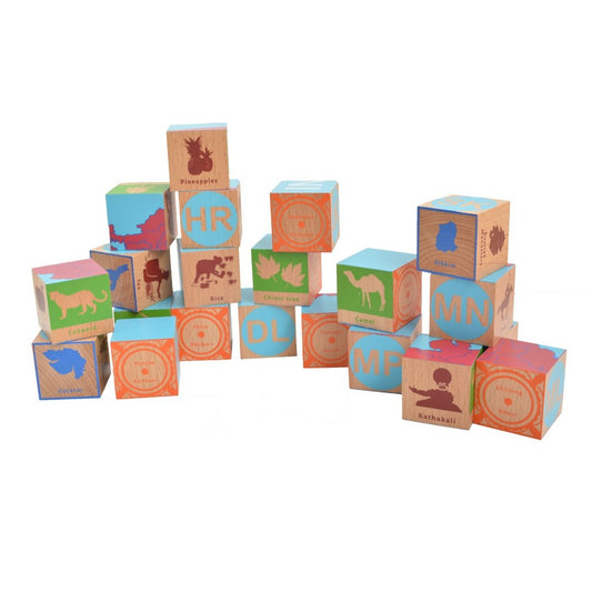 Shumee Indian Blocks [Heavily used] [#122]