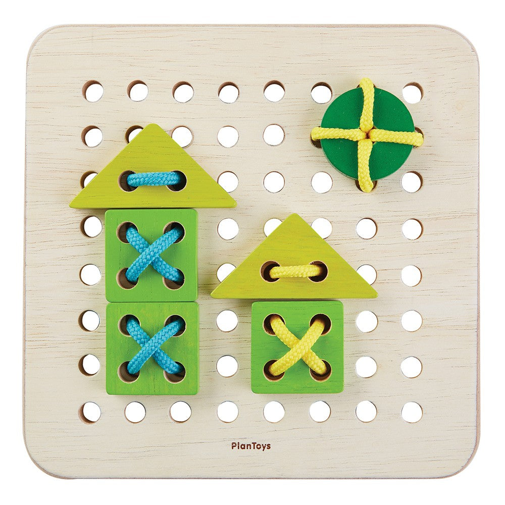 Plan Toys Creative Lacing Board [Gently used] [#93]