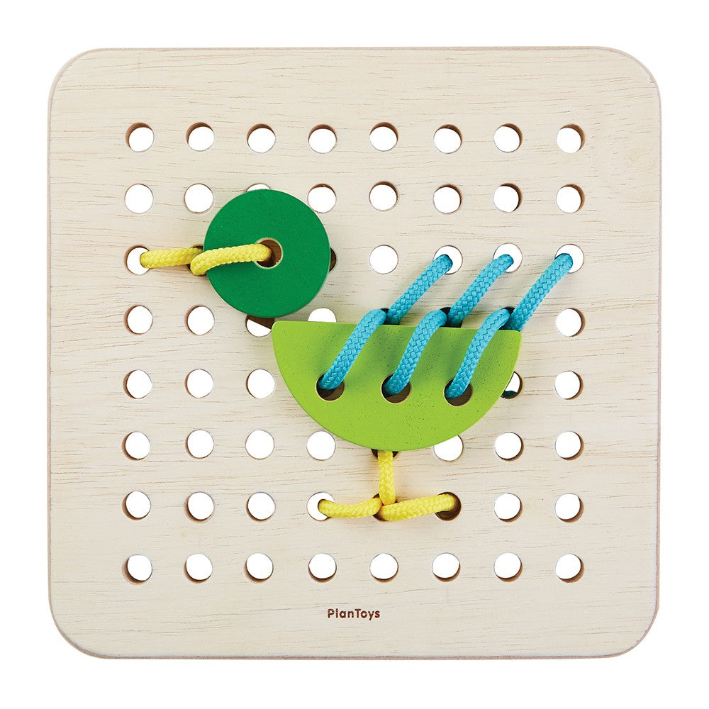 Plan Toys Creative Lacing Board [Gently used] [#93]