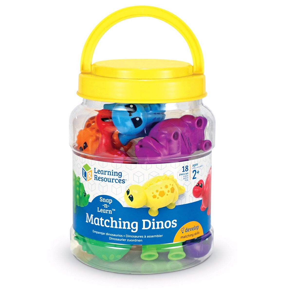 Learning Resources Snap-n-Learn Matching Dinos [Gently used] [#285]