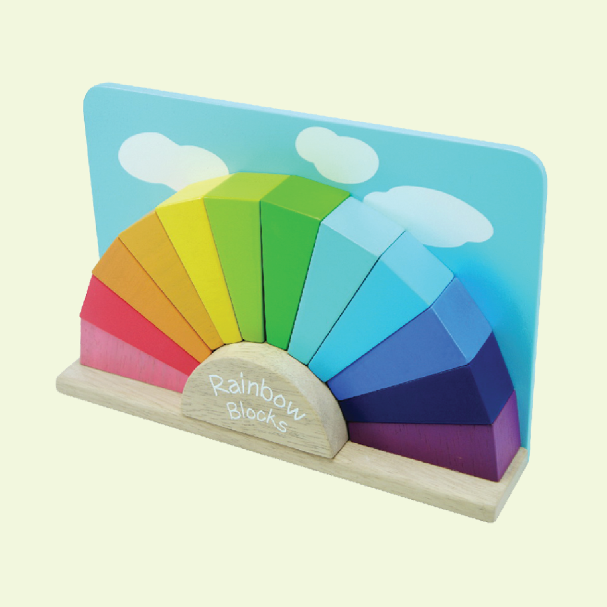 Brainsmith Rainbow Building Blocks [Gently used] [#212]