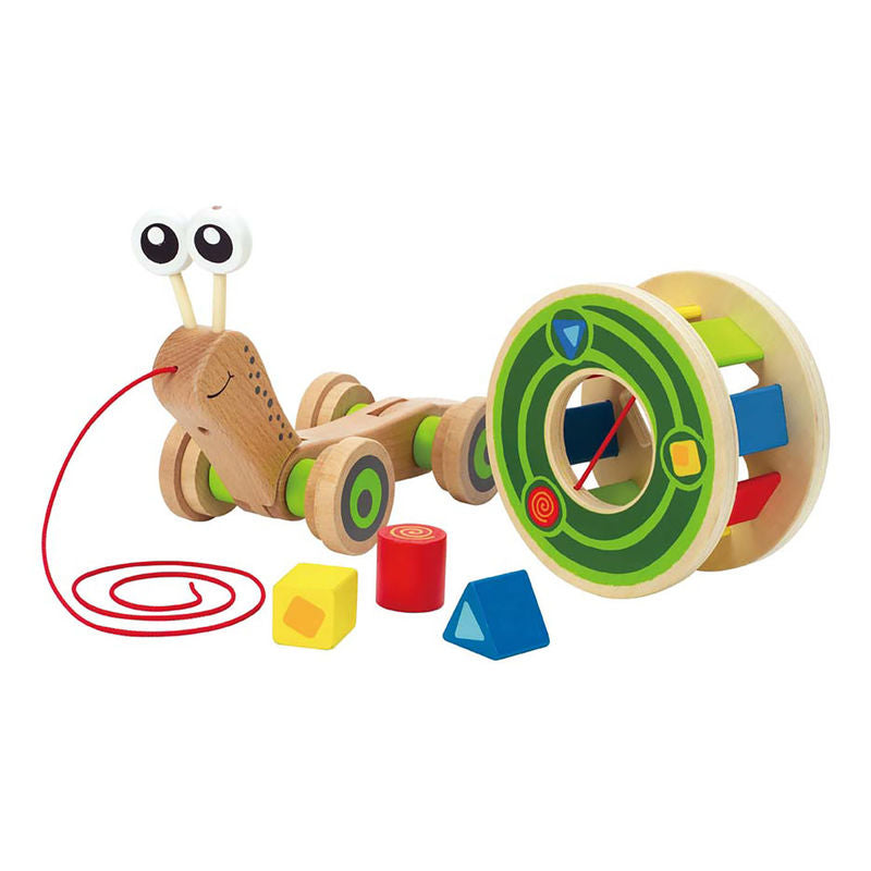 Hape Walk-A-Long Snail [Gently used] [#34]