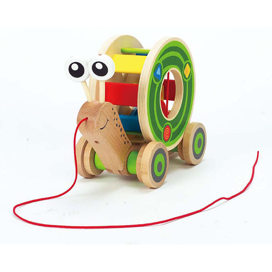 Hape Walk-A-Long Snail [Gently used] [#34]